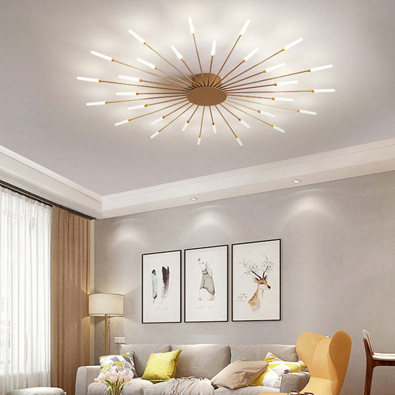 AuraGlow Modern Ceiling Light for Cozy Living Spaces