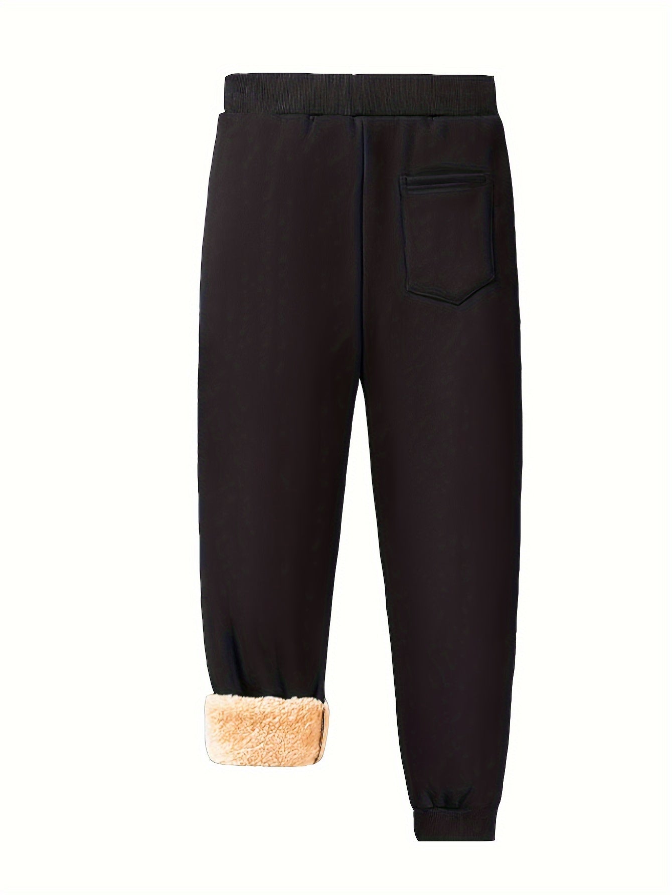 Fleece Sweatpants | Zippered Pockets | Warm and Comfortable | Fabric