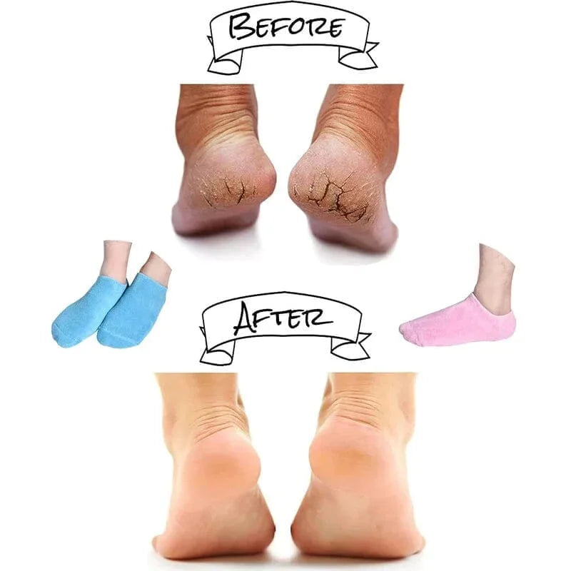 Hydrating Comfort Socks with Nourishing Gel Interior