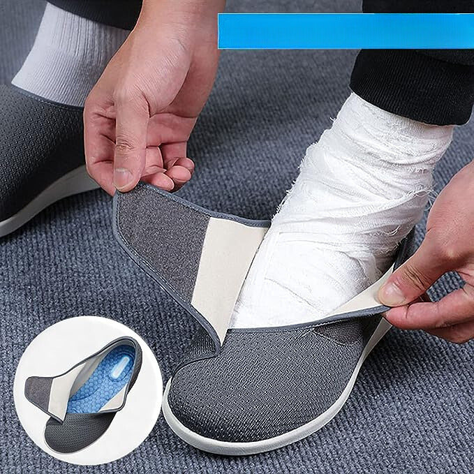 Diabetic Shoes | Extra Wide Breathable Mesh | Removable Memory Foam Insoles | Adjustable Velcro Straps