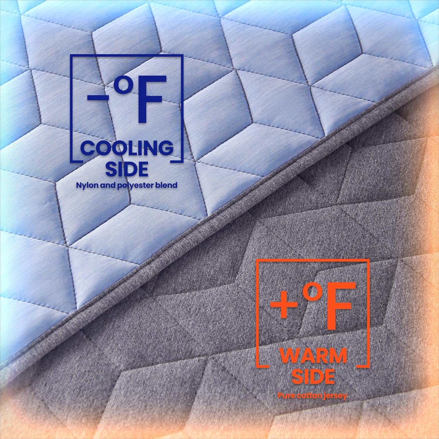 Lightweight Dual-Sided Cooling Blanket - Breathable Throw for Hot Sleepers