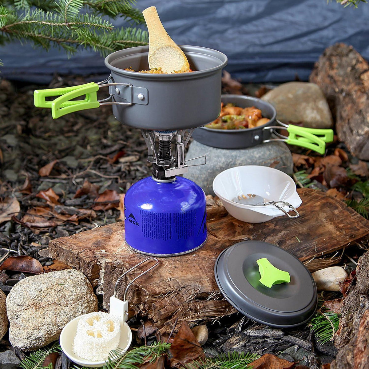 Compact Outdoor Cooking Set for Adventurers