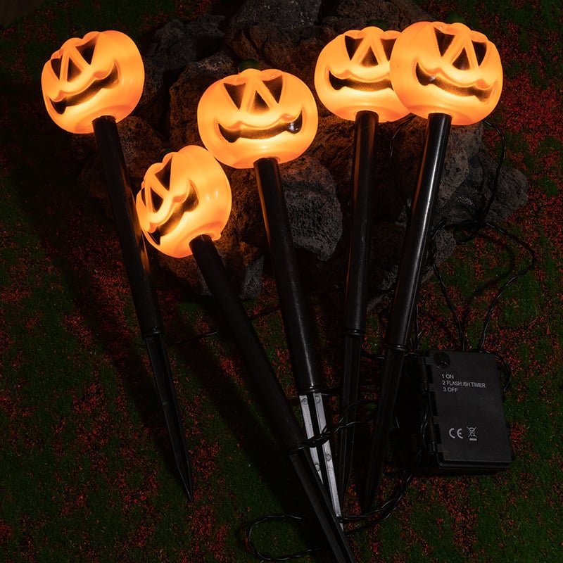 Solar Halloween Garden Lights Outdoor Stake Lamps for Yard Decor
