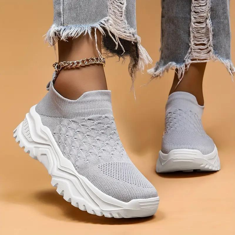 Women’s Orthopedic Sneakers | Knit Slip-On Design | Cushioned Support & Durable Outsole | Comfortable Fit