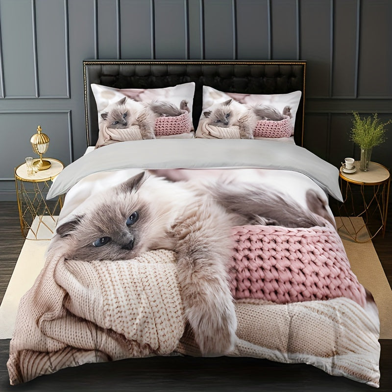 Bedding Set | 3-Piece | Breathable Comfort | Polyester