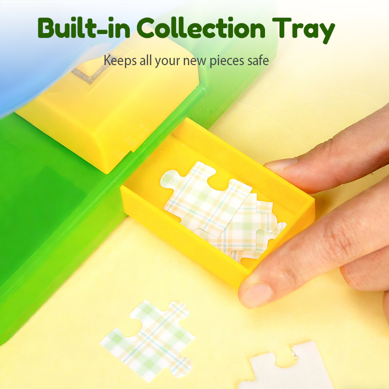 Custom Puzzle Creator with Convenient Storage Solution