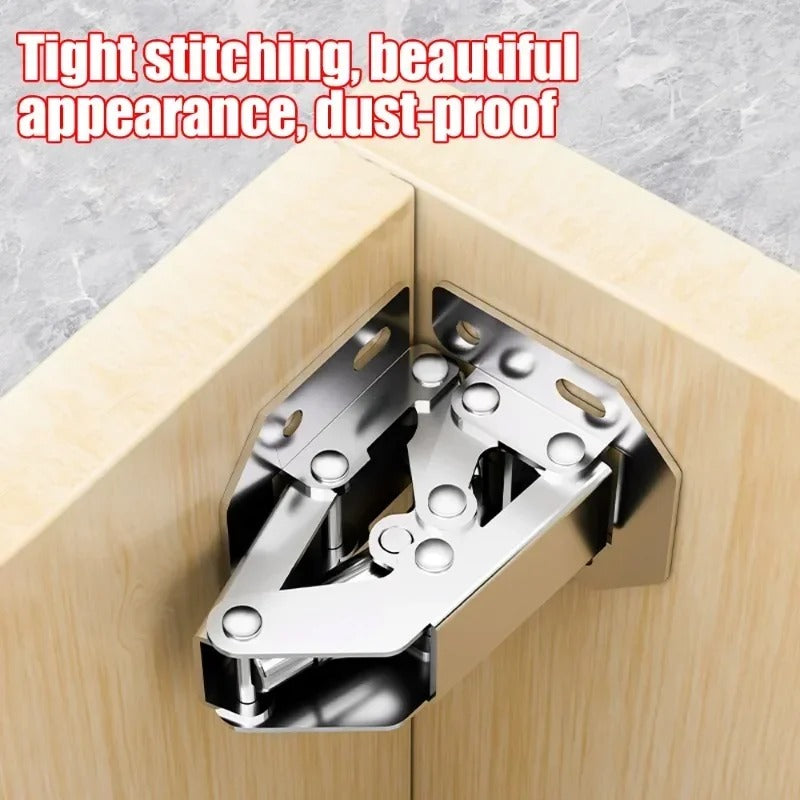 10-Pack Silent-Close Cabinet Hinges for Seamless Living