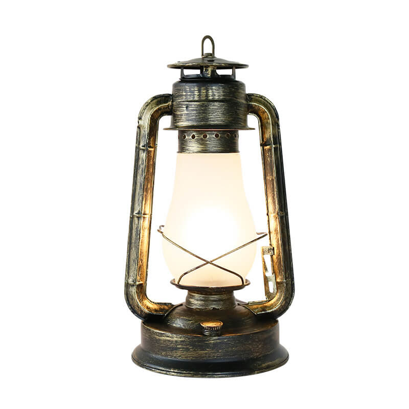 Taavita Vintage Petroleum Lamp Lantern 1-Burner Table Lamp