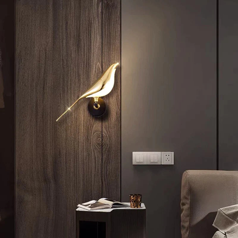 Bird-Shaped Wall Lamp | Magnetic Adjustable Heads | LED Light Source | Energy Efficient Lighting