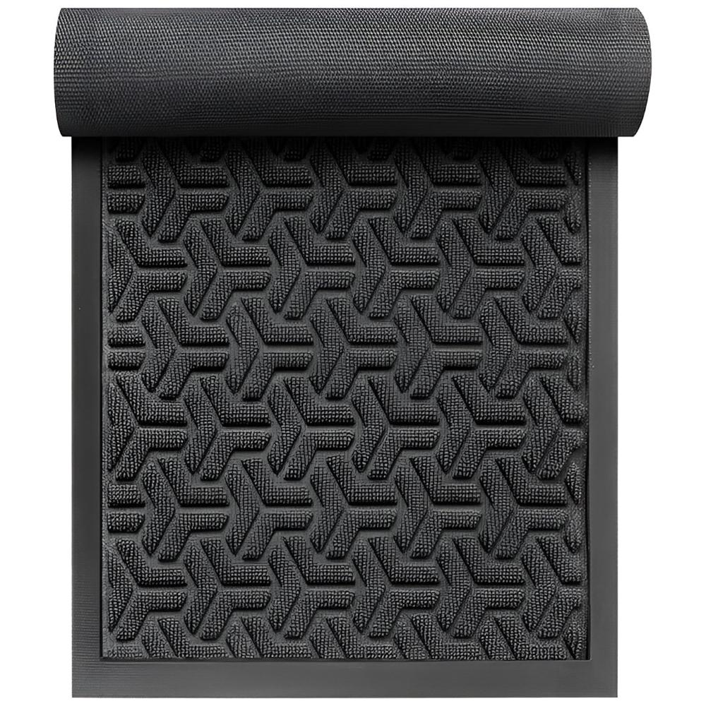 Stylish Geometric Door Mat for High-Traffic Areas