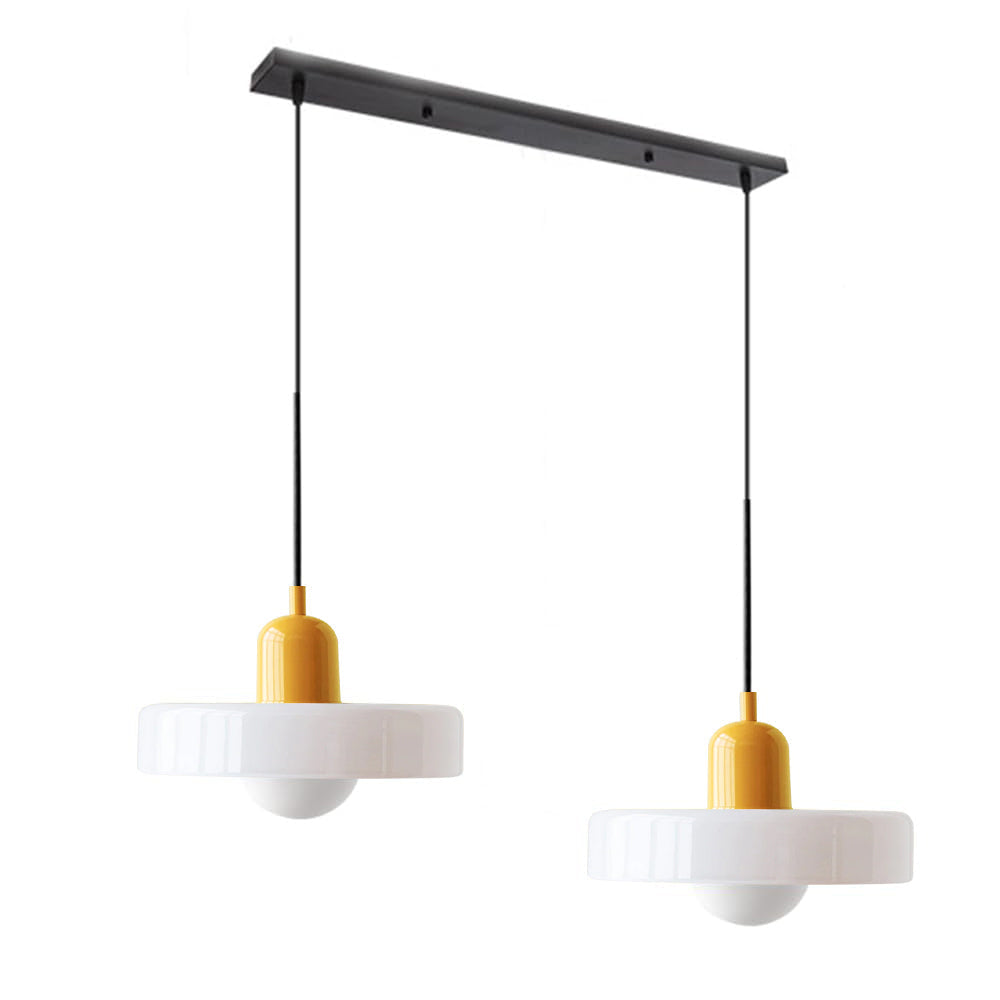 2 Heads Taavita Modern Glass Pendant Light - Elegant and Versatile Design