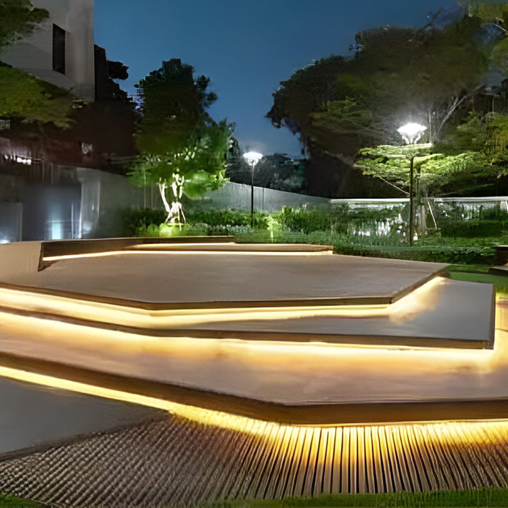 0.78'' Width Waterproof Flexible LED Strip Lights - Modern Outdoor Linear Light by Taavita