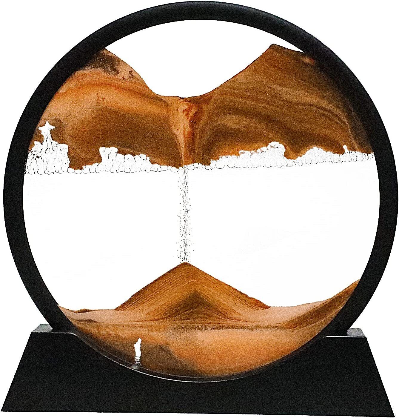Dynamic Sand Art Sphere for Desk Relaxation