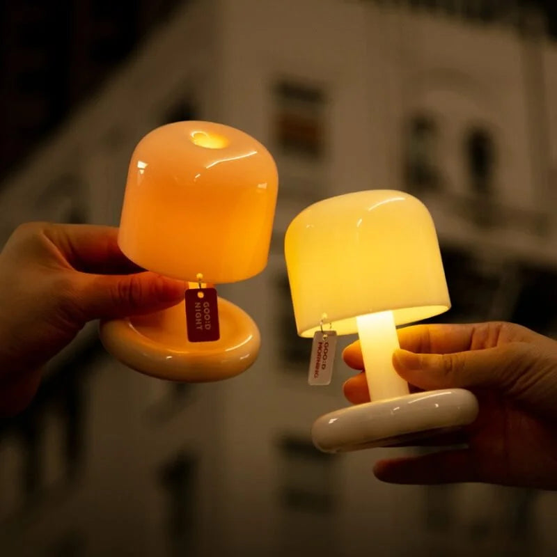 Portable LED Table Lamp | USB Rechargeable Mini Sunset Light | Warm Ambient Glow | Compact & Eco-Friendly Design