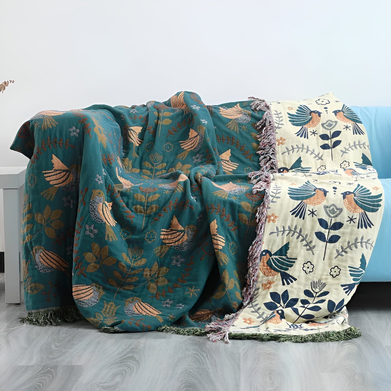 Boho Blanket | Reversible | Soft and Breathable | Cotton