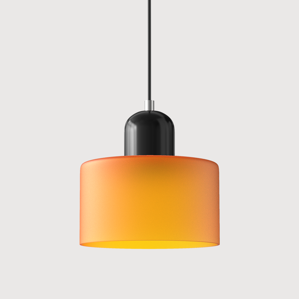 Pendant Light | Bauhaus-Inspired Glass Shade | Adjustable Hanging Length | Easy Assembly