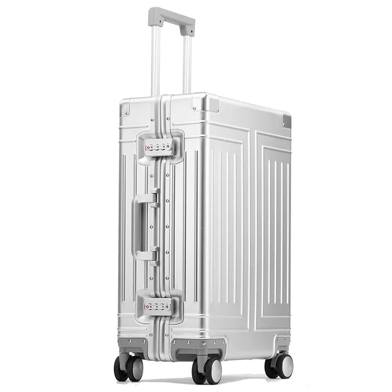 Durable 24-Inch Wheeled Luggage - Magnesium Alloy Travel Case
