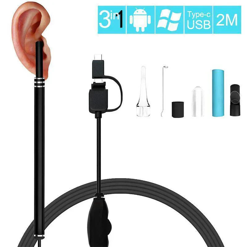 Endoscope for Ear Cleaning – 3 Functions in One Device