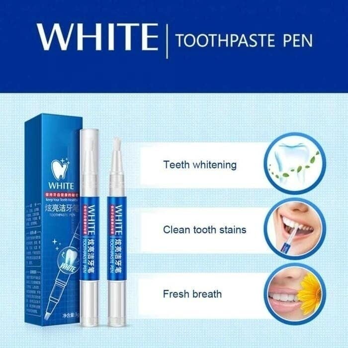 Natural Teeth Whitening Gel Pen for Effective Stain Removal