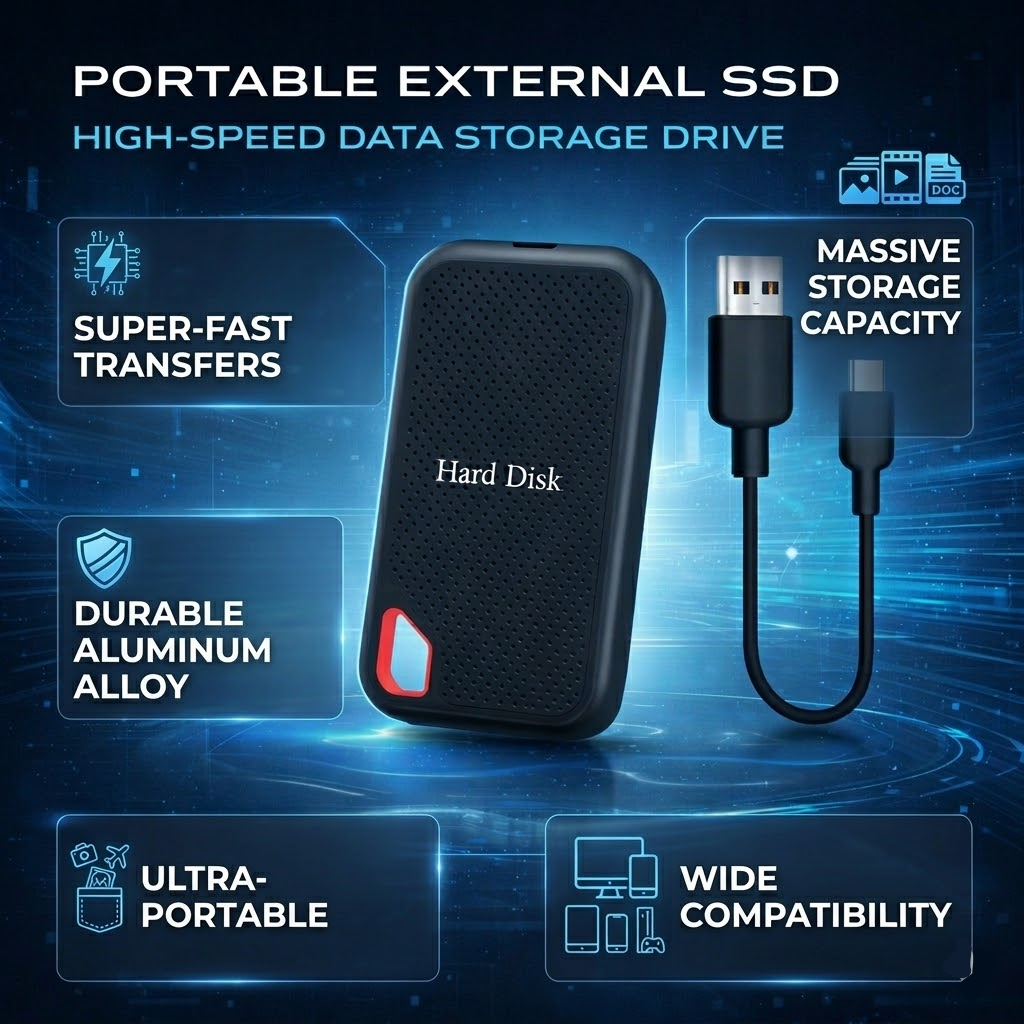 Compact High-Speed SSD for Effortless Data Management