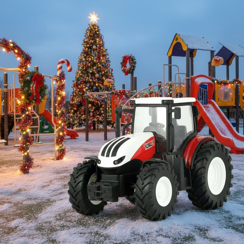 FarmMaster 1:24 Remote-Controlled Tractor Trailer with Lights
