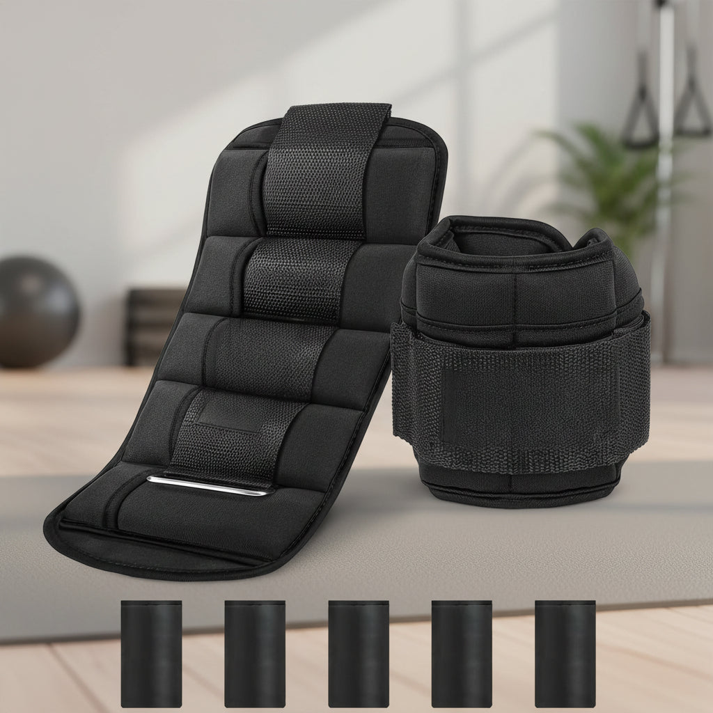 Customizable Ankle Weights for Enhanced Fitness Training