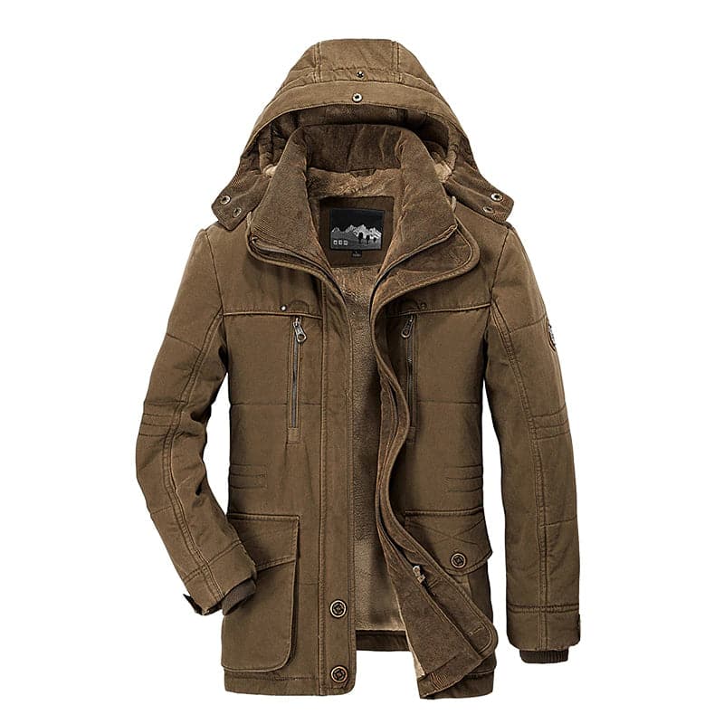 ChillGuard Multi-Pocket Winter Coat for All-Day Comfort