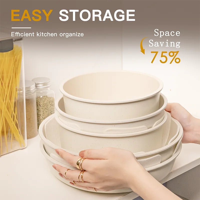 Effortless Cooking 21-Piece Nonstick Ceramic Cookware Set