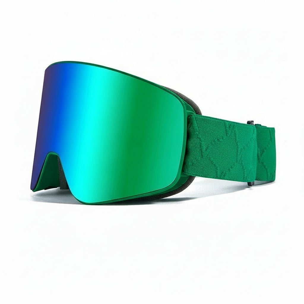 VisionGuard Pro Magnetic Dual-Layer Anti-Fog Ski Goggles with UV Protection