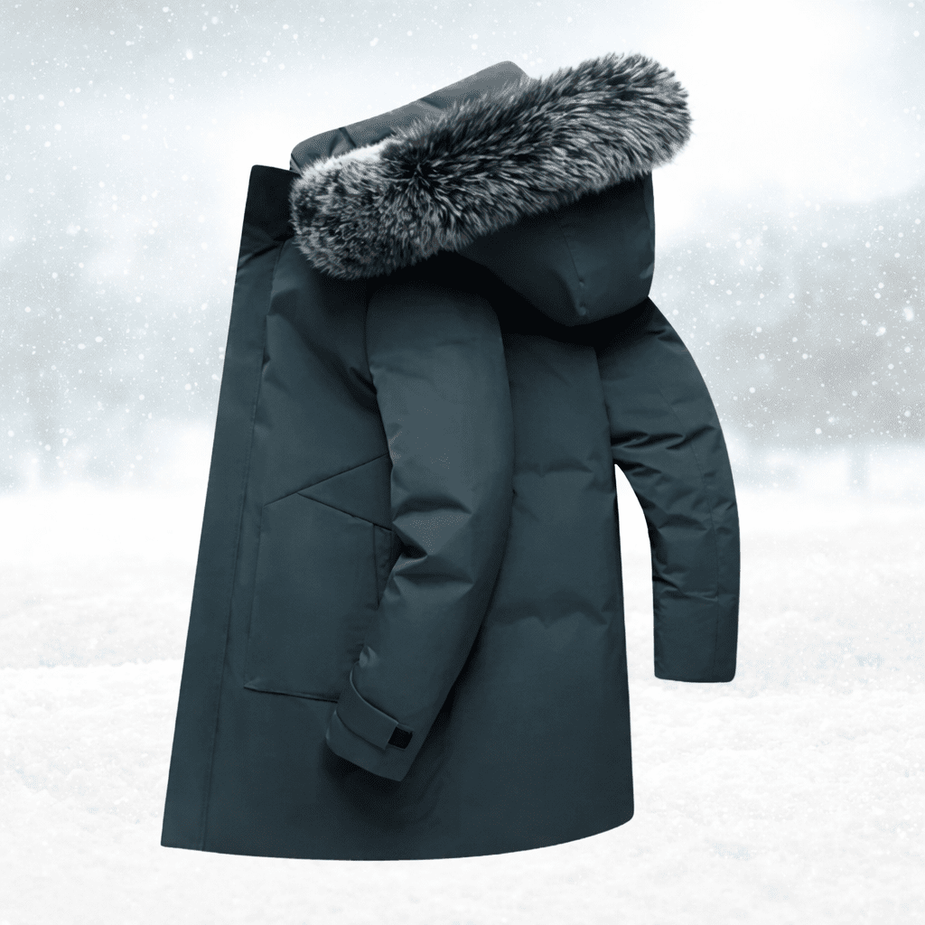 ArcticShield Men's Windproof Winter Coat for Daily Comfort