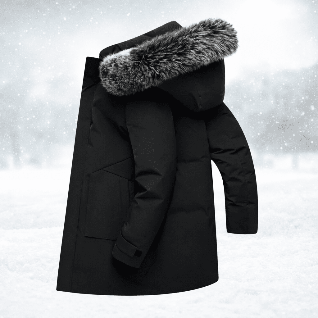 ArcticShield Men's Windproof Winter Coat for Daily Comfort