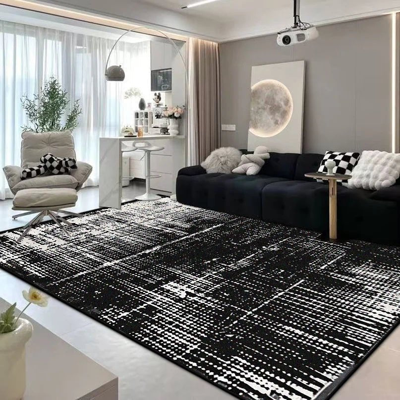 Chic Harmony Abstract Area Rug for Contemporary Spaces
