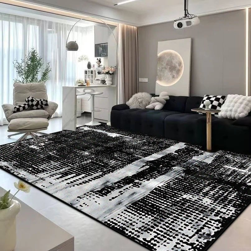 Chic Harmony Abstract Area Rug for Contemporary Spaces