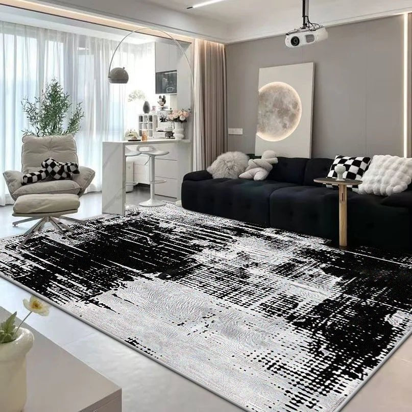 Chic Harmony Abstract Area Rug for Contemporary Spaces