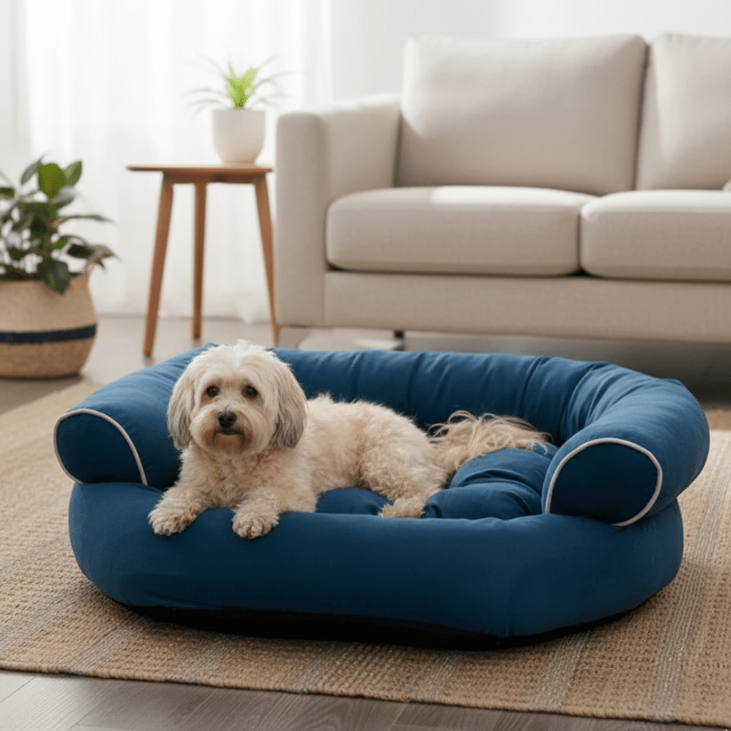 ComfortNest Elevated Orthopedic Dog Bed for Restful Sleep