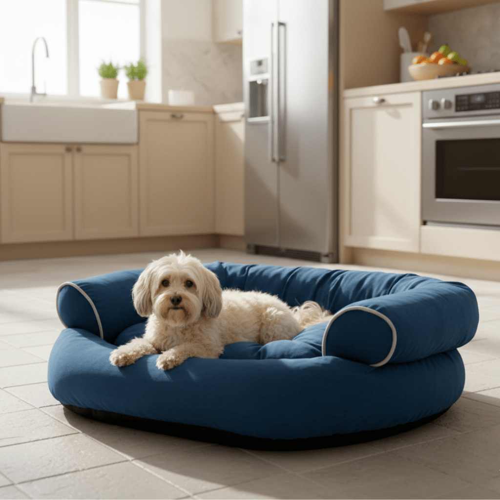 ComfortNest Elevated Orthopedic Dog Bed for Restful Sleep