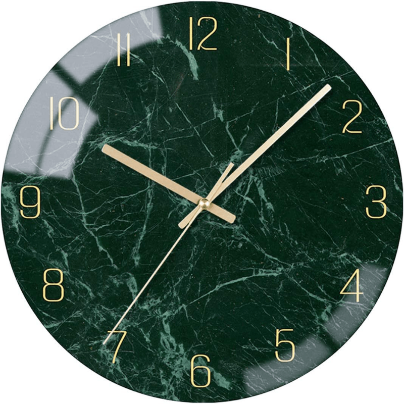 Elegant Glass Wall Clock for Contemporary Spaces