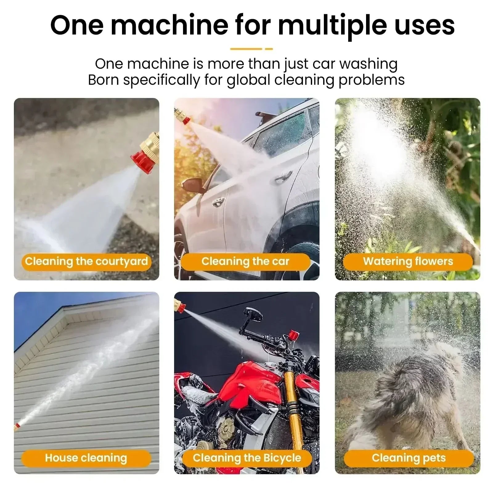 CleanJet 1500 Portable Cordless Pressure Washer for Home Use