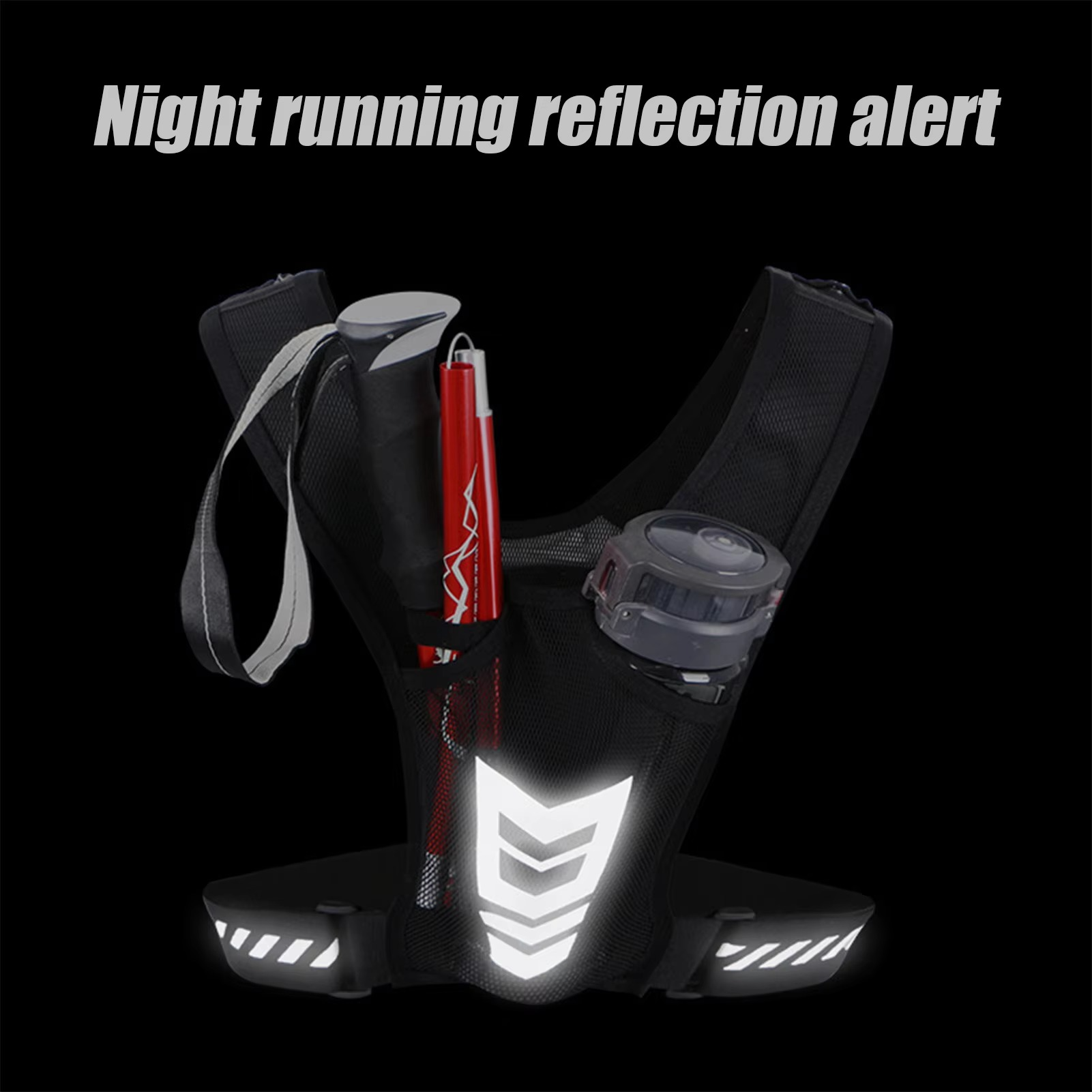 Lightweight Running Vest with Hydration Holder and Phone Pocket for Outdoor Activities