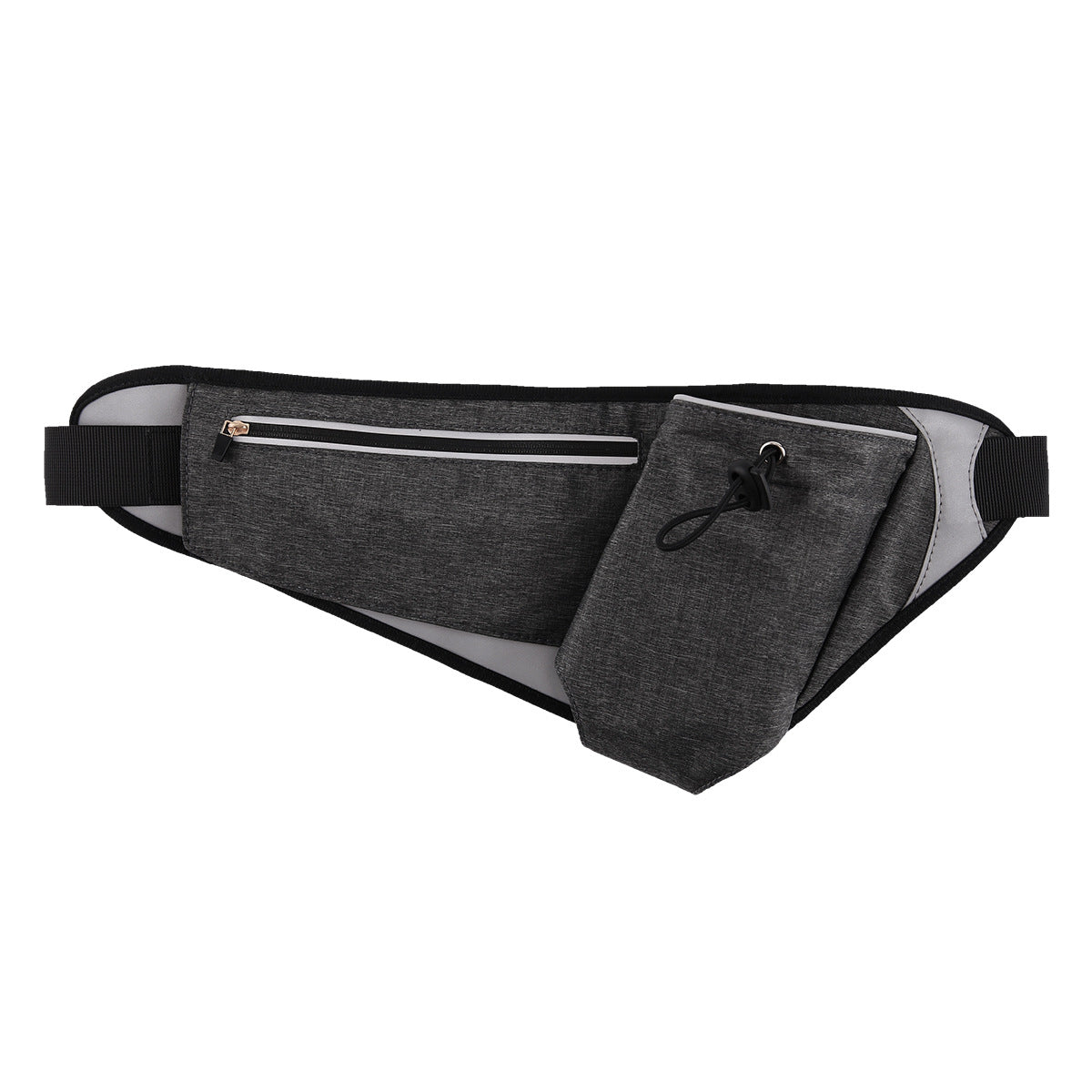 Water-Resistant Waist Pack with Adjustable Bottle Holder for Running and Hiking