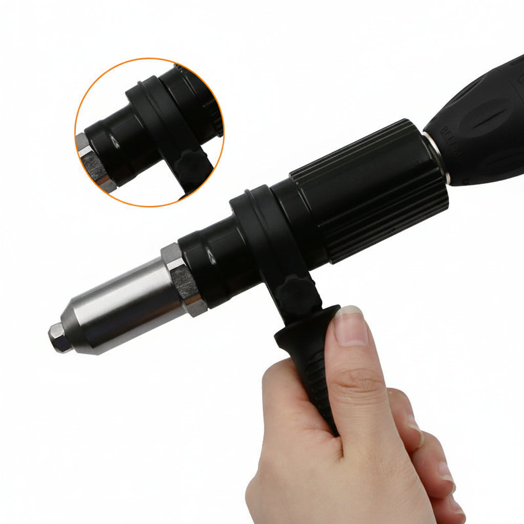 Versatile Riveting Adapter Kit for Electric Drills