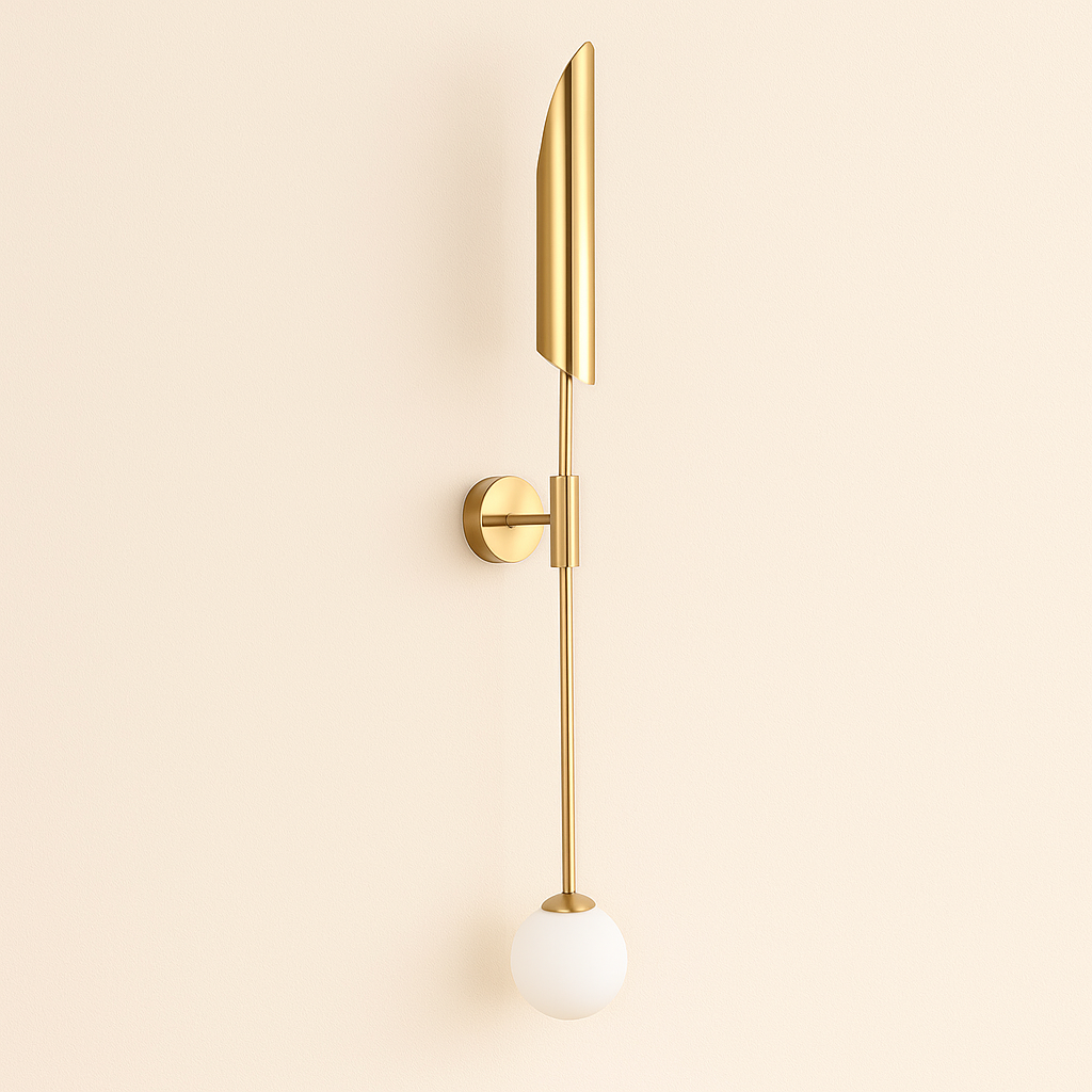 LuminousAura Modern Dual-Light Vertical Wall Sconce