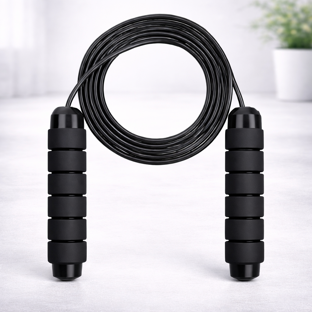 Versatile Fitness Jump Rope with Grip Handles - Tangle-Free Design