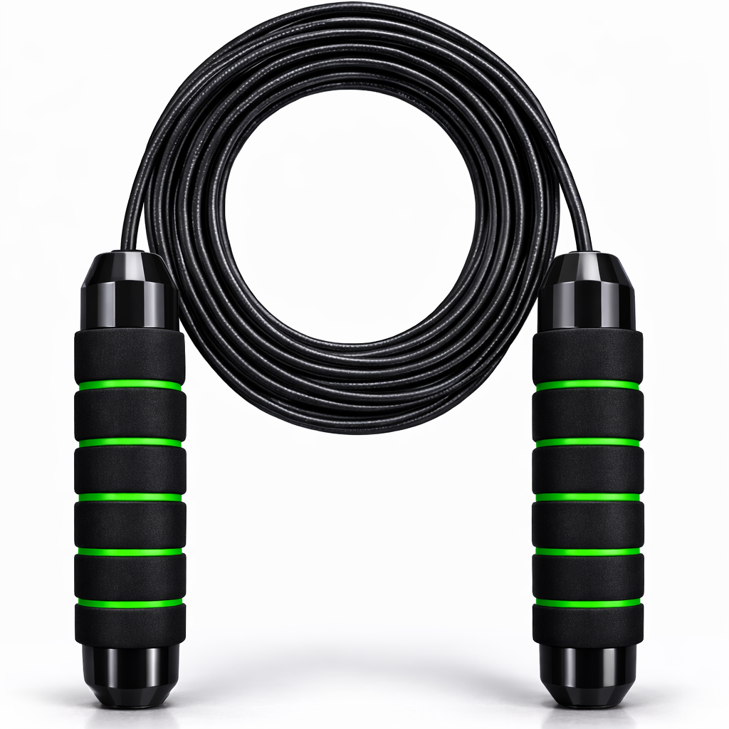 Versatile Fitness Jump Rope with Grip Handles - Tangle-Free Design