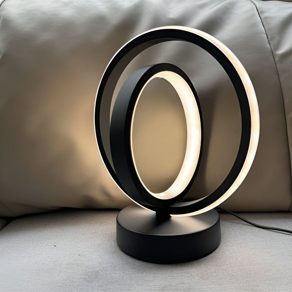 Versatile LED Desk Lamp with Adjustable Brightness – Sleek Metal Design for Home Office