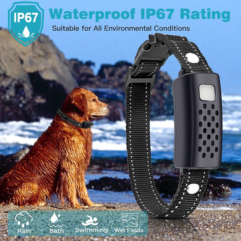 Waterproof Dog Training Collar with 2000m Range – Versatile Remote Shock Device