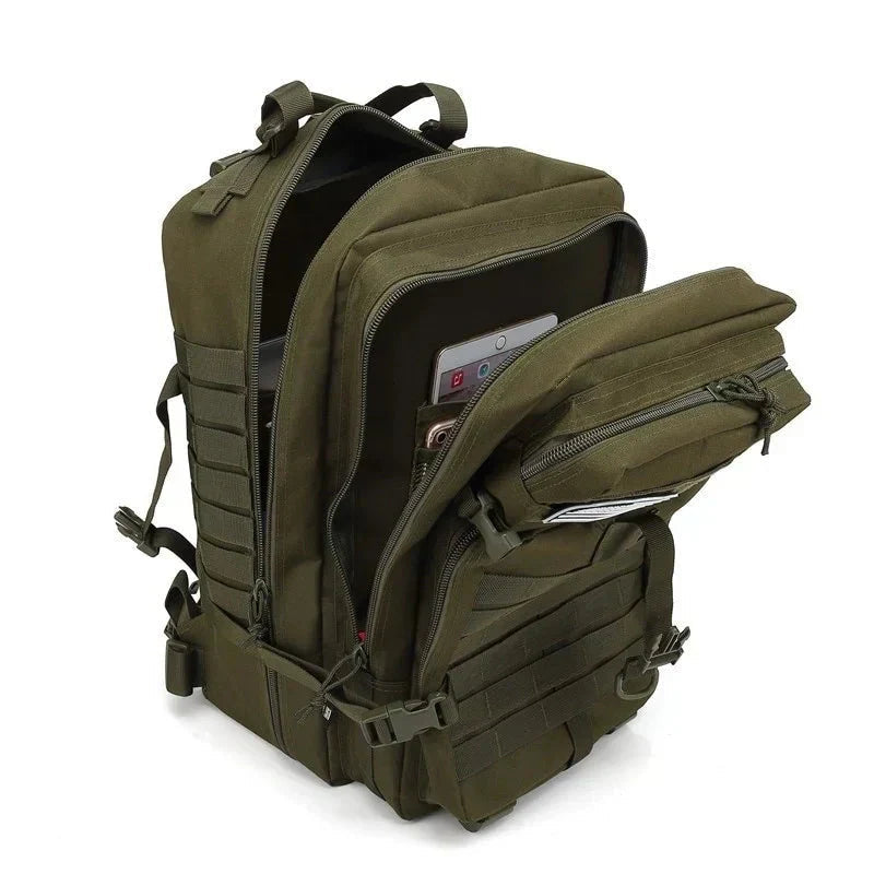 Waterproof Tactical Backpack for Outdoor Use – 50L Capacity, Durable Design