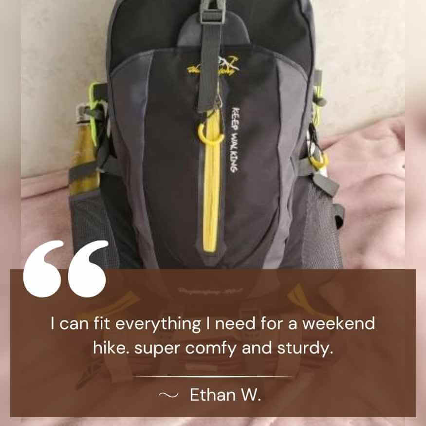 Lightweight 40L Waterproof Hiking Backpack - Durable and Spacious Gear