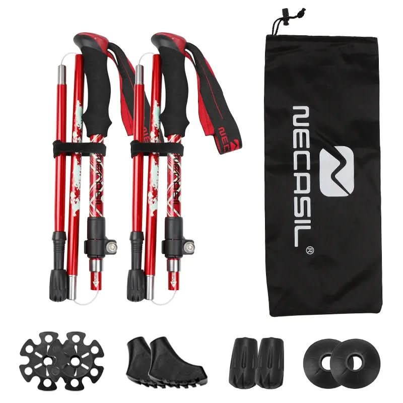 Lightweight Adjustable Trekking Poles for Hiking Stability and Comfort