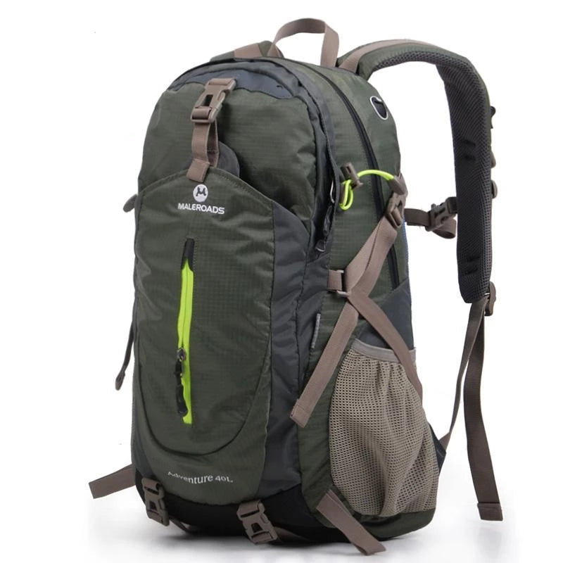 Waterproof Nylon Travel Backpack - Large Capacity Versatile Gear for Hiking and Camping